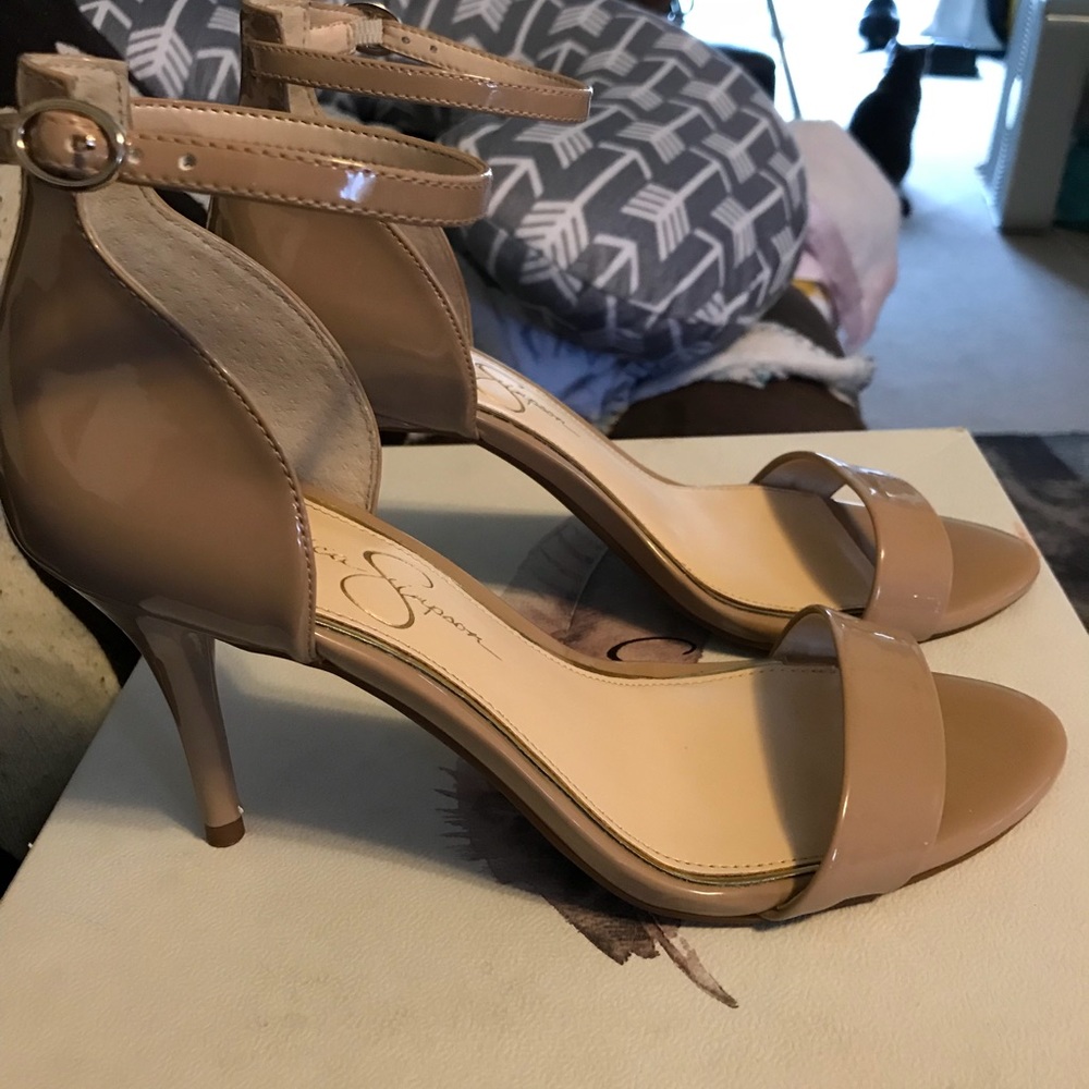 Jessica Simpson High Heel -Nude-Size 8